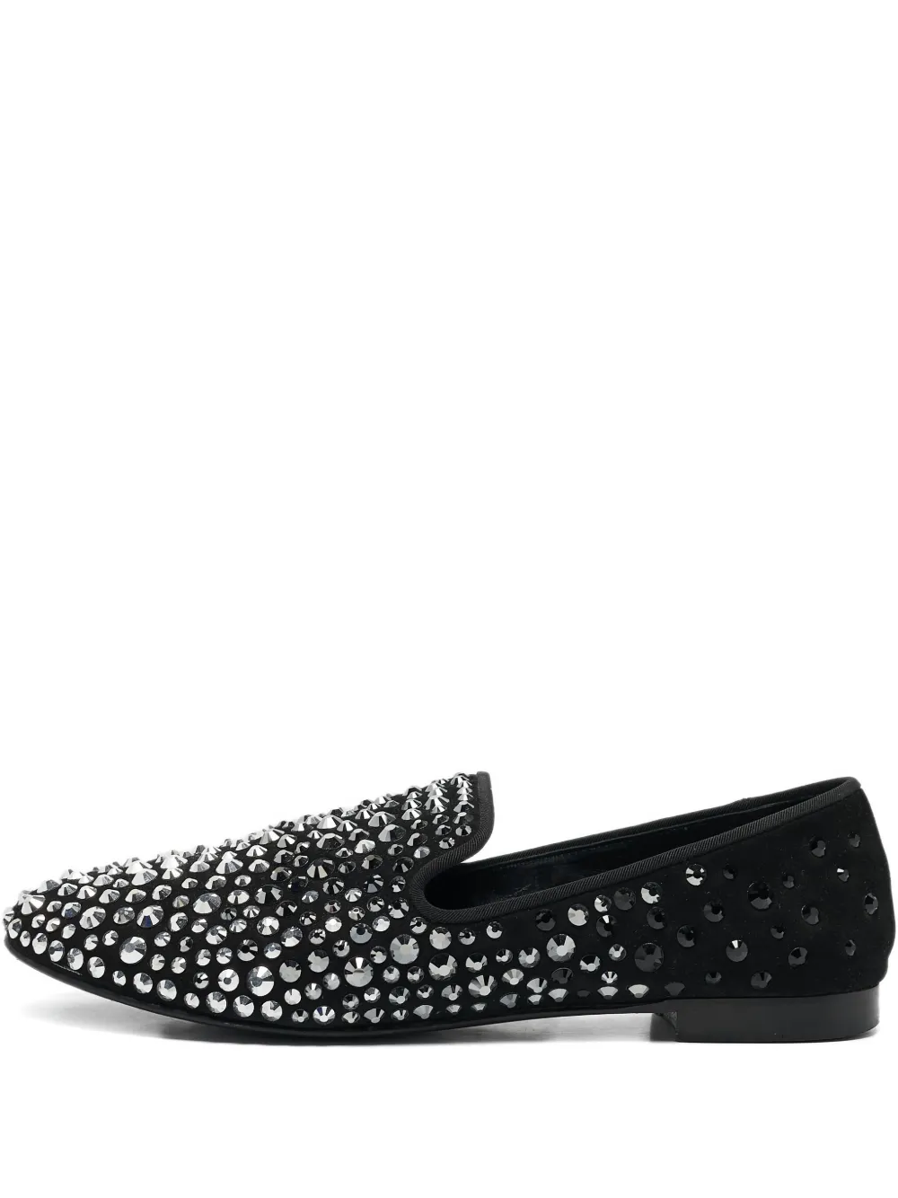 Giuseppe Zanotti Vintage crystal-embellished slippers | Black | Image 1