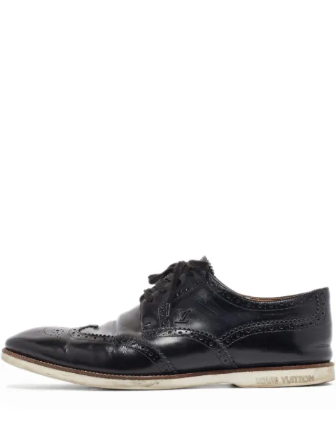 Louis Vuitton Pre-Owned leather lace-up shoes