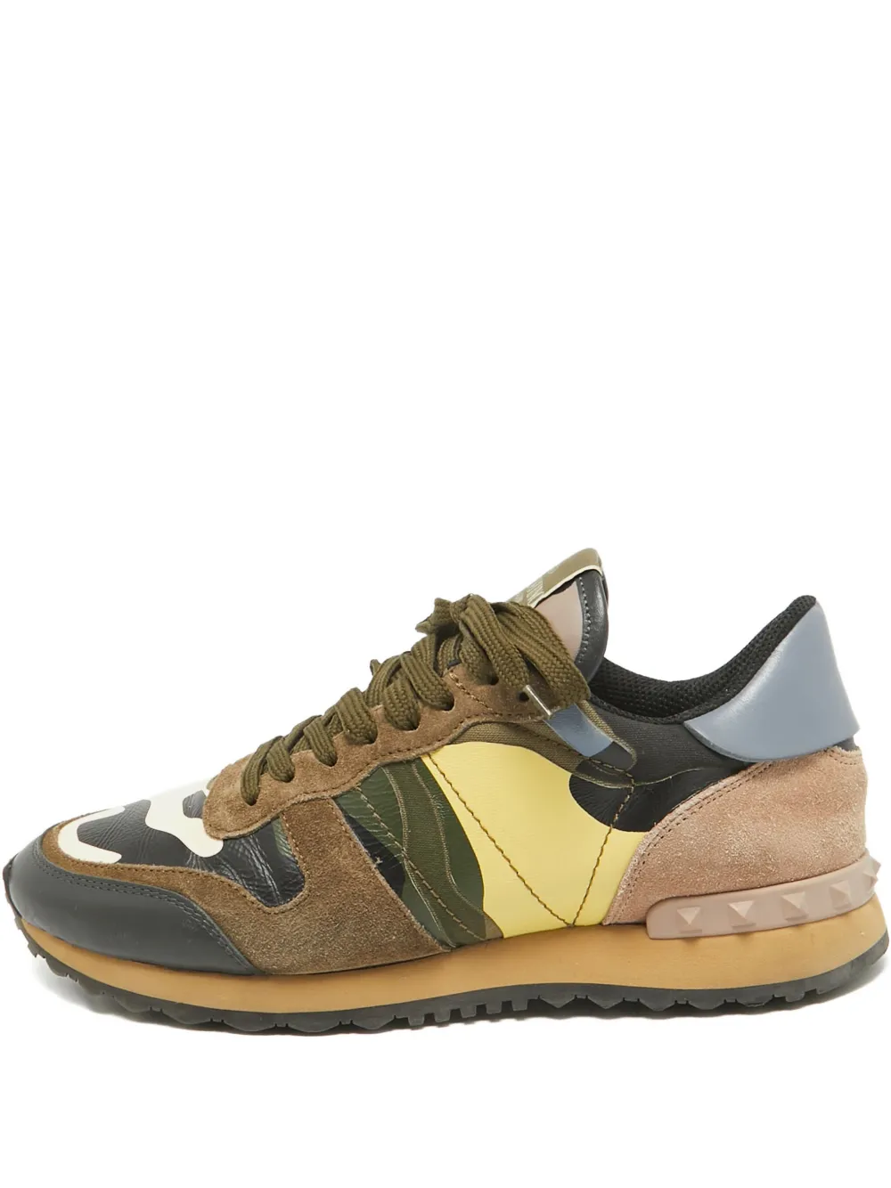 Valentino Garavani Pre-Owned ロックランナー スニーカー - ニュートラル Valentino Garavani Pre-Owned ロックランナー スニーカー - ニュートラル