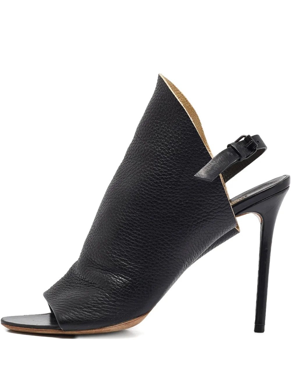 Balenciaga Pre-Owned 110mm slingback leather sandals | Black | Image 1