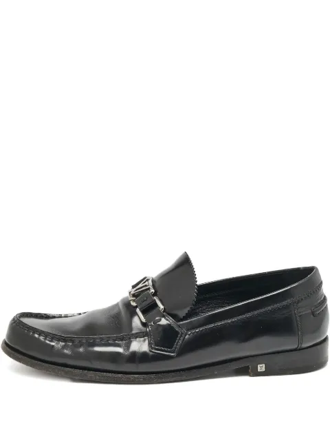 Louis Vuitton Pre-Owned Major LV buckle leather loafers