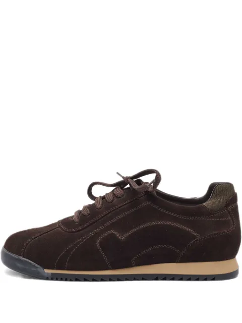 Ferragamo Pre-Owned suede lace-up sneakers