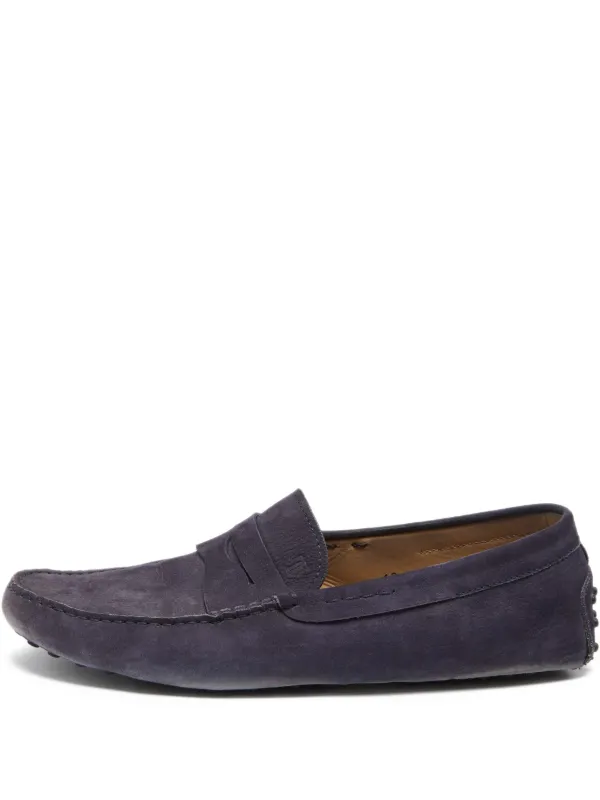 Tod's Vintage スエード ローファー | ブルー | FARFETCH JP