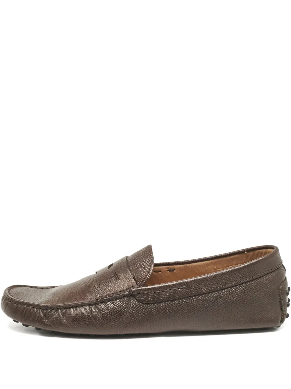 Tod's Vintage pre-owned leather loafers | Brown | Image 1