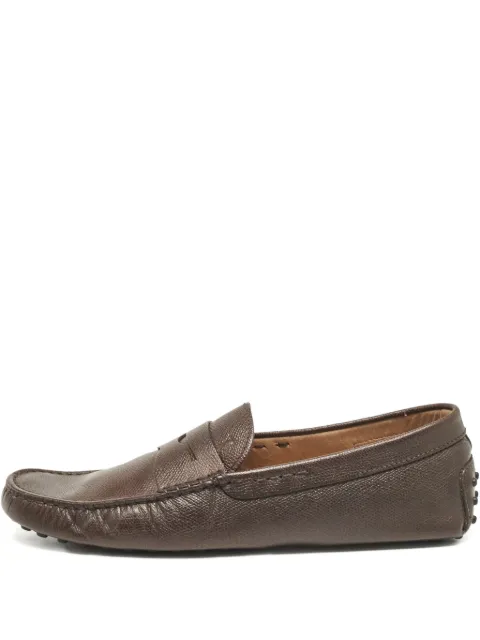 Tod's Vintage pre-owned leather loafers