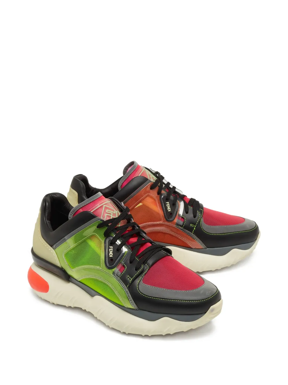 Fendi Pre-Owned colour-block chunky sneakers | Image 2