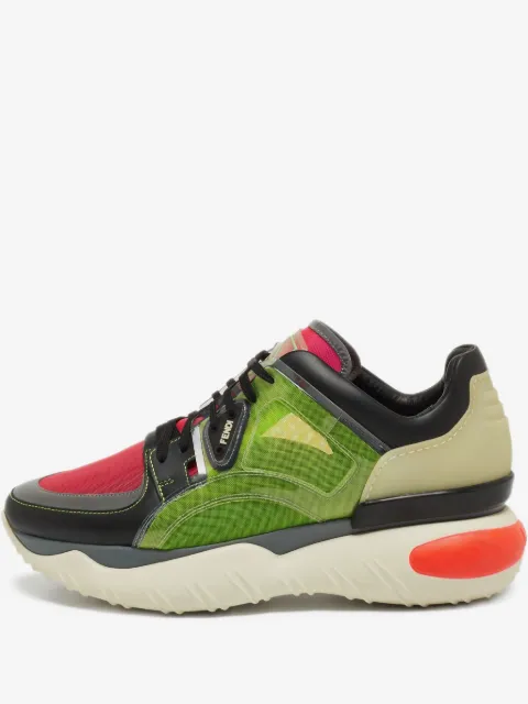 Fendi Pre-Owned Sneakers in Colour-Block-Optik