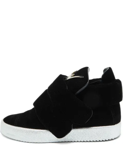 Giuseppe Zanotti Vintage tenis con efecto metalizado