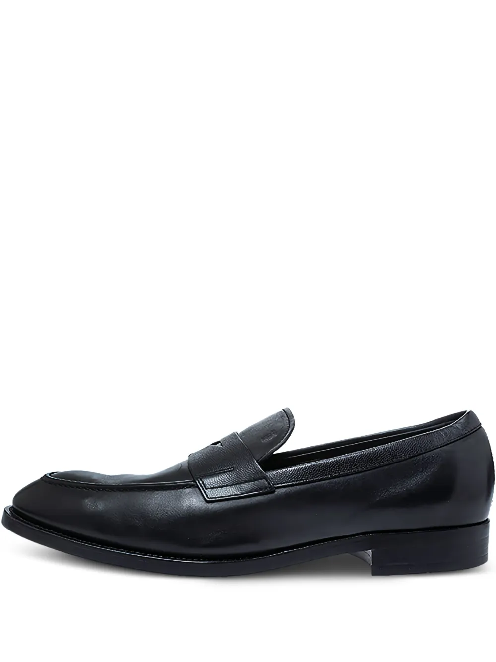 Tod's Vintage pre-owned leather penny loafers | Black | Image 1