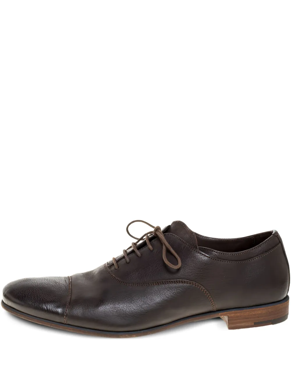 Prada Pre-Owned leather oxford shoes | Brown | Image 1