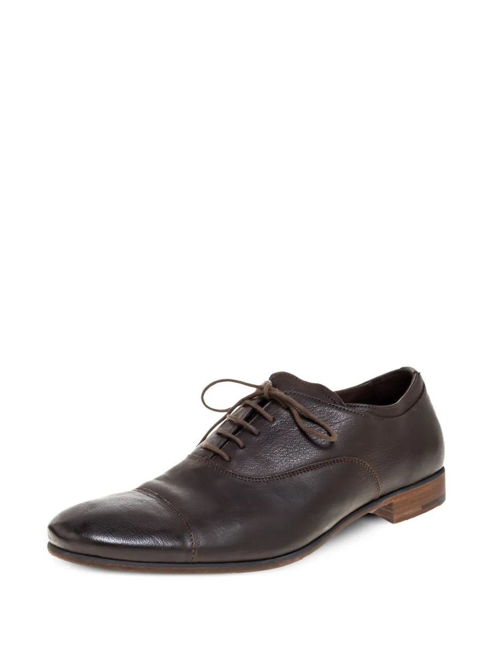 Prada Pre-Owned leather oxford shoes | Image 2