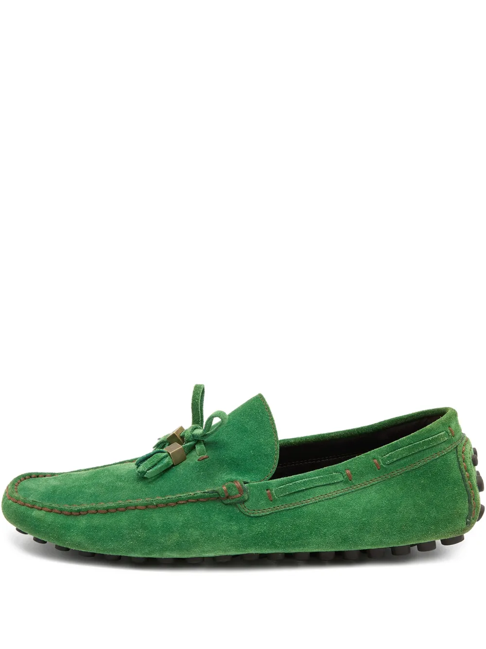 Louis Vuitton Pre-Owned mocassins en daim | vert | Image 1