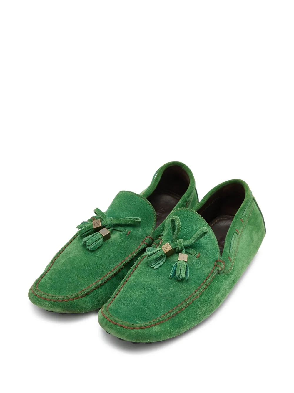 Louis Vuitton Pre-Owned mocassins en daim | Image 2