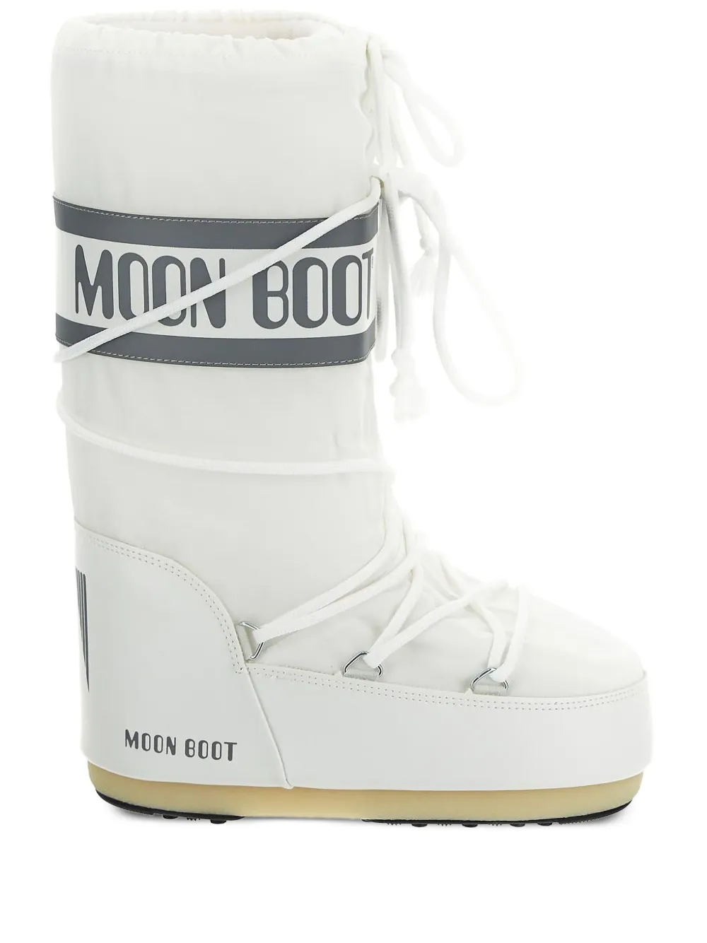 Moon Boot Logo-embellished Snow Boots In White