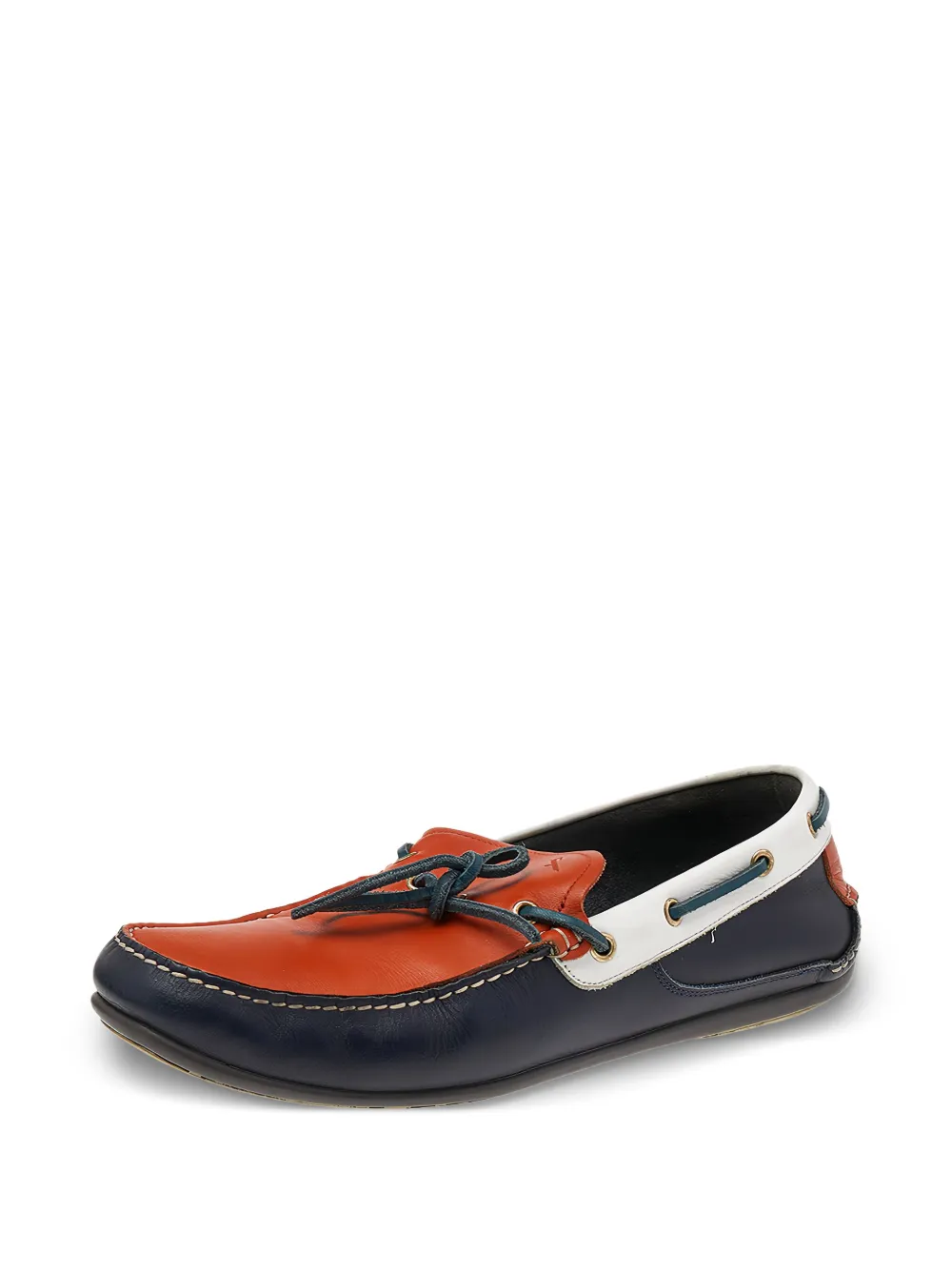 Ferragamo Pre-Owned zapatos top sider con diseño color block | Image 2