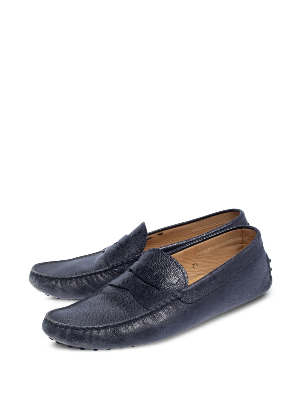 Tod's Vintage pre-owned textured-leather loafers | Image 2
