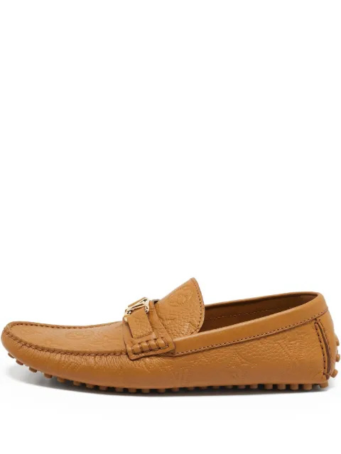 Louis Vuitton Pre-Owned mocasines con placa del logo