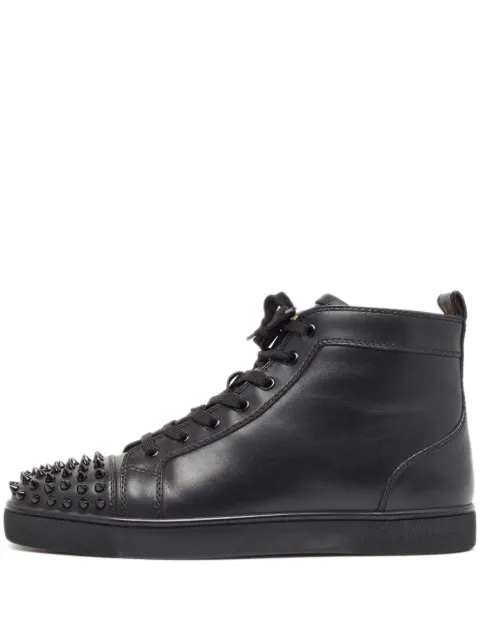 Christian Louboutin Pre-Owned studded leather sneakers