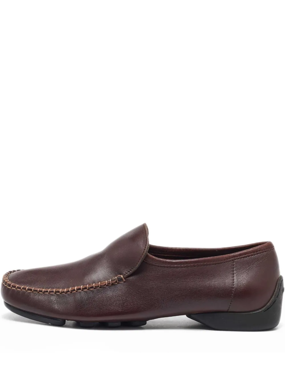 Ferragamo Pre-Owned leather loafers - Marrone