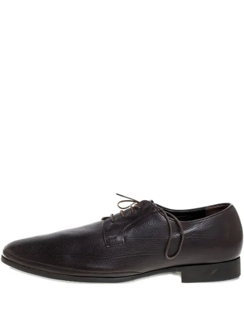 Giorgio Armani Pre-Owned leather Oxford shoes