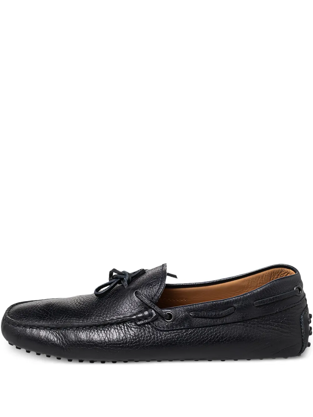 Tod's Vintage leather boat shoes | Black | Image 1