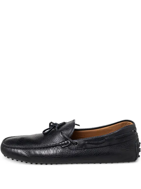 Tod's Vintage zapatos top sider de piel