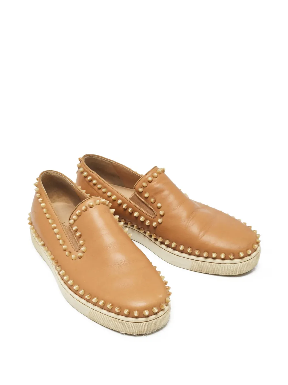 Christian Louboutin Pre-Owned tenis slip-on Pik Boat | Image 2