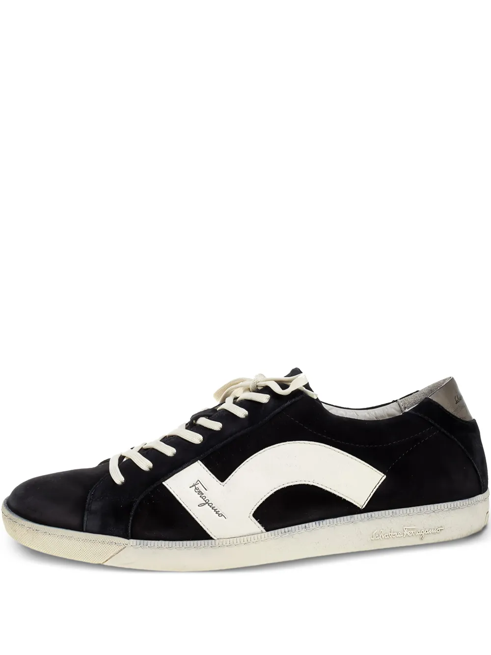 Ferragamo Pre-Owned baskets en daim | noir | Image 1