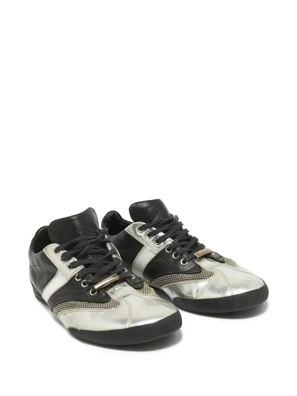 Christian Dior Pre-Owned leather lace-up sneakers | Image 2