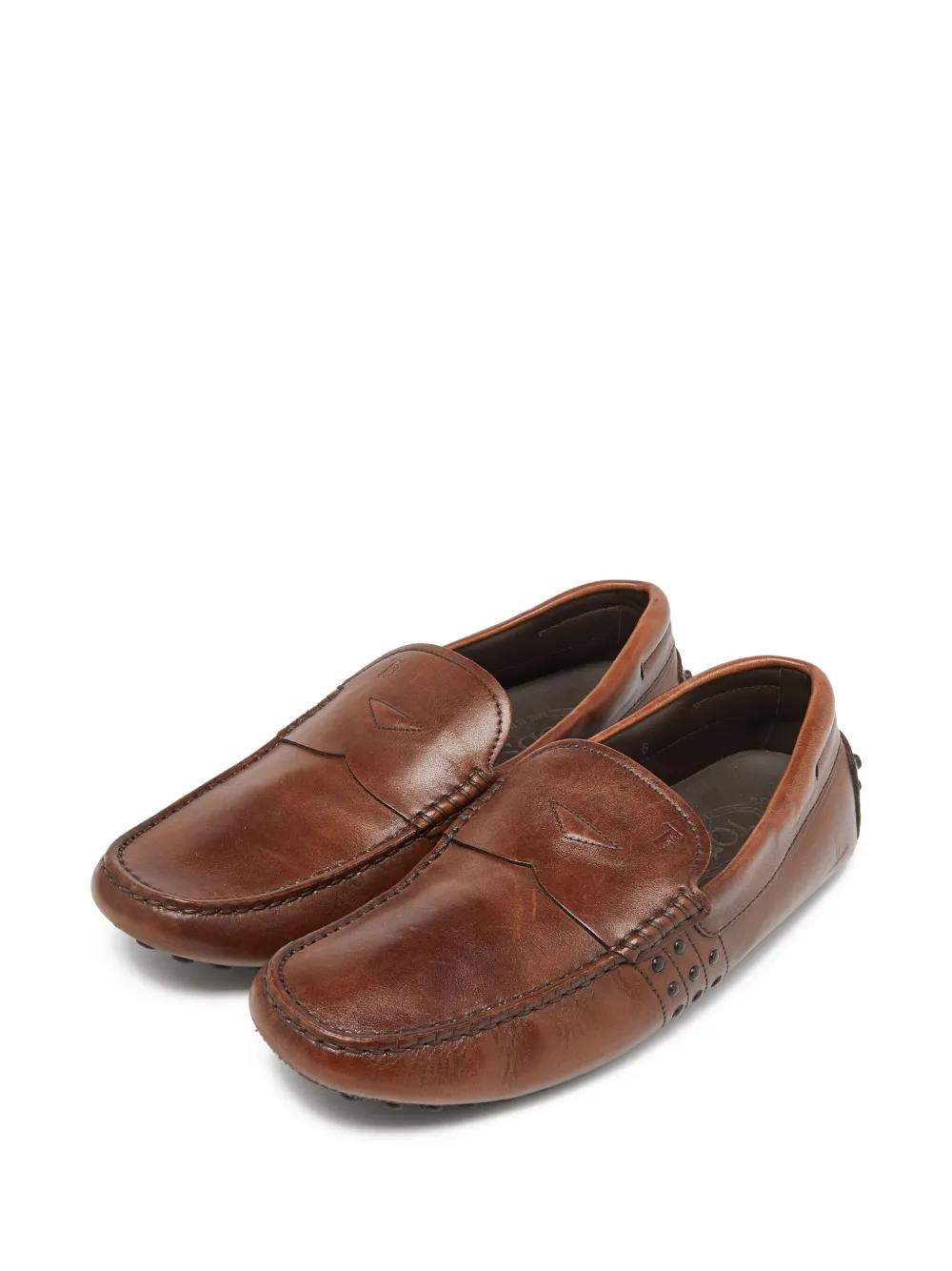 Tod's Vintage embellished leather loafers | Image 2