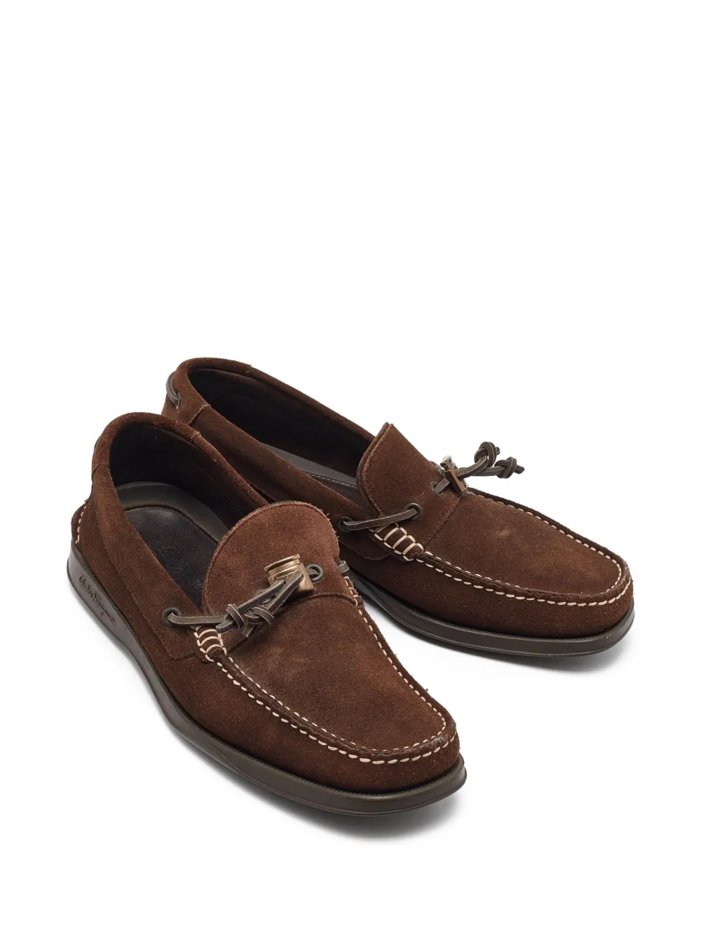Ferragamo Pre-Owned mocassins en daim | Image 2
