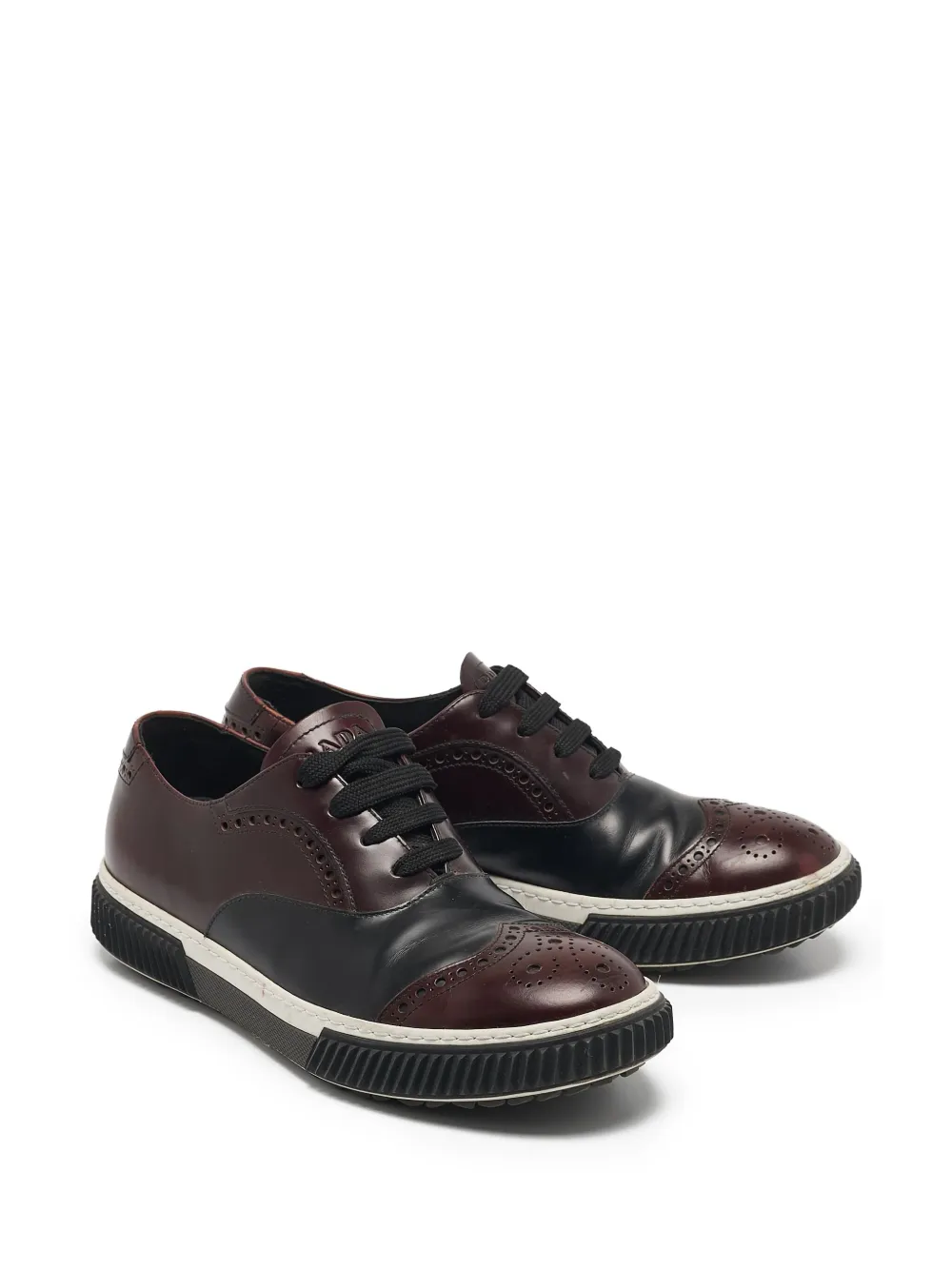 Prada Pre-Owned brogue-detail sneakers | Image 2