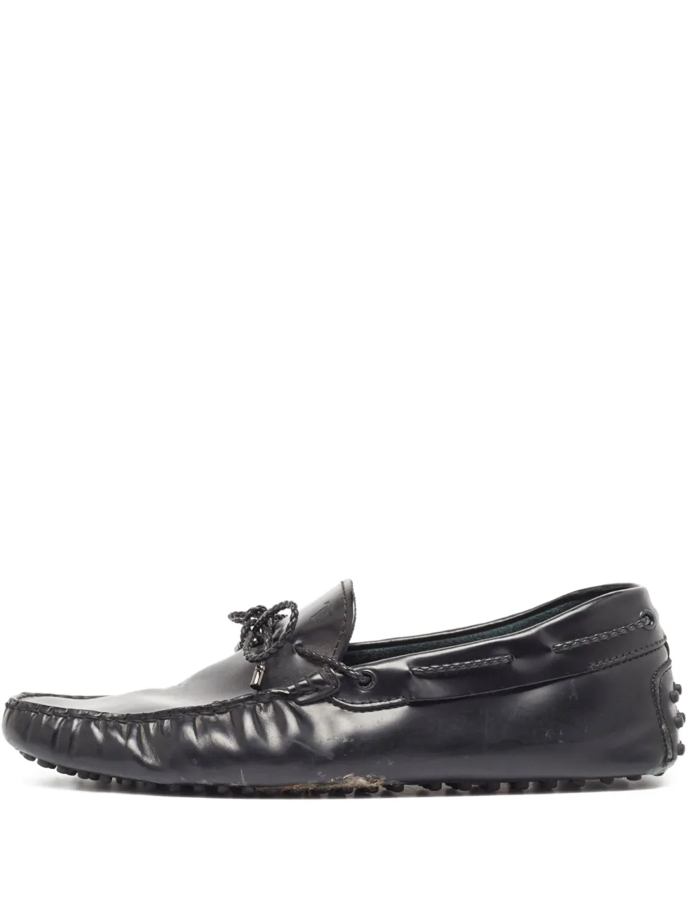 Tod's Vintage pre-owned leather loafers | Black | Image 1