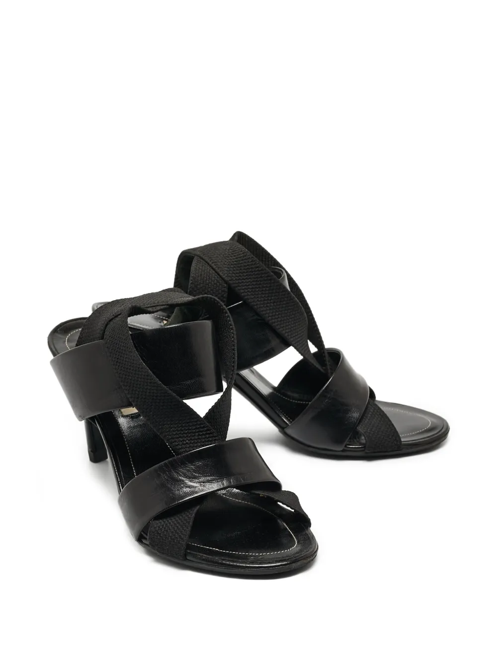 Balenciaga Pre-Owned cross-strap heeled sandals | Image 2
