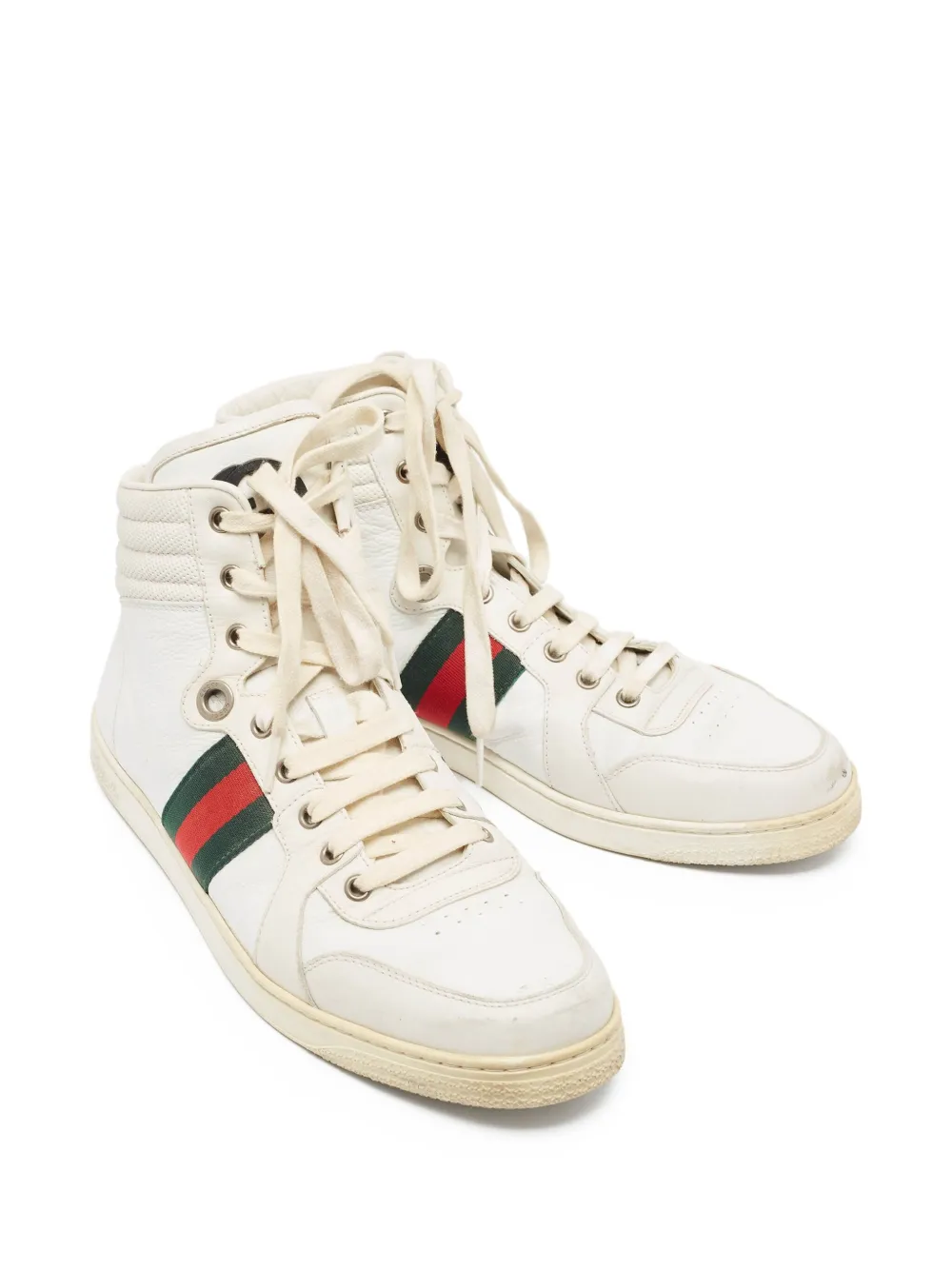 Gucci Pre-Owned Web-detail sneakers | Image 2