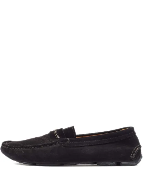 Giorgio Armani Pre-Owned suede loafers 