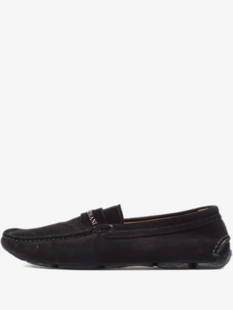 Giorgio Armani Pre-Owned suede loafers 