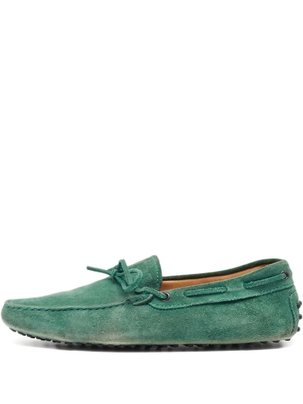 Tod's Vintage プレオウンド Gommino ローファー - グリーン Tod's Vintage プレオウンド Gommino ローファー - グリーン