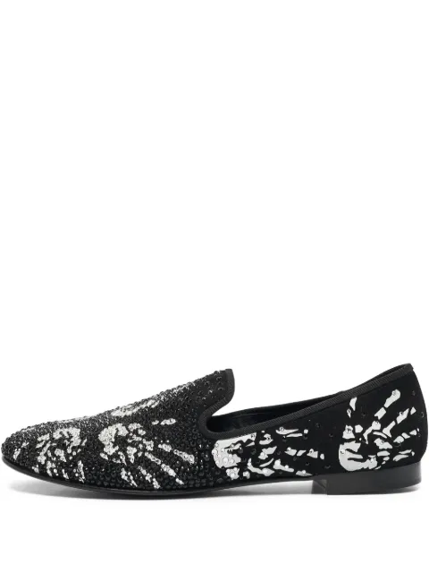 Giuseppe Zanotti Vintage mocasines de archivo con cristales