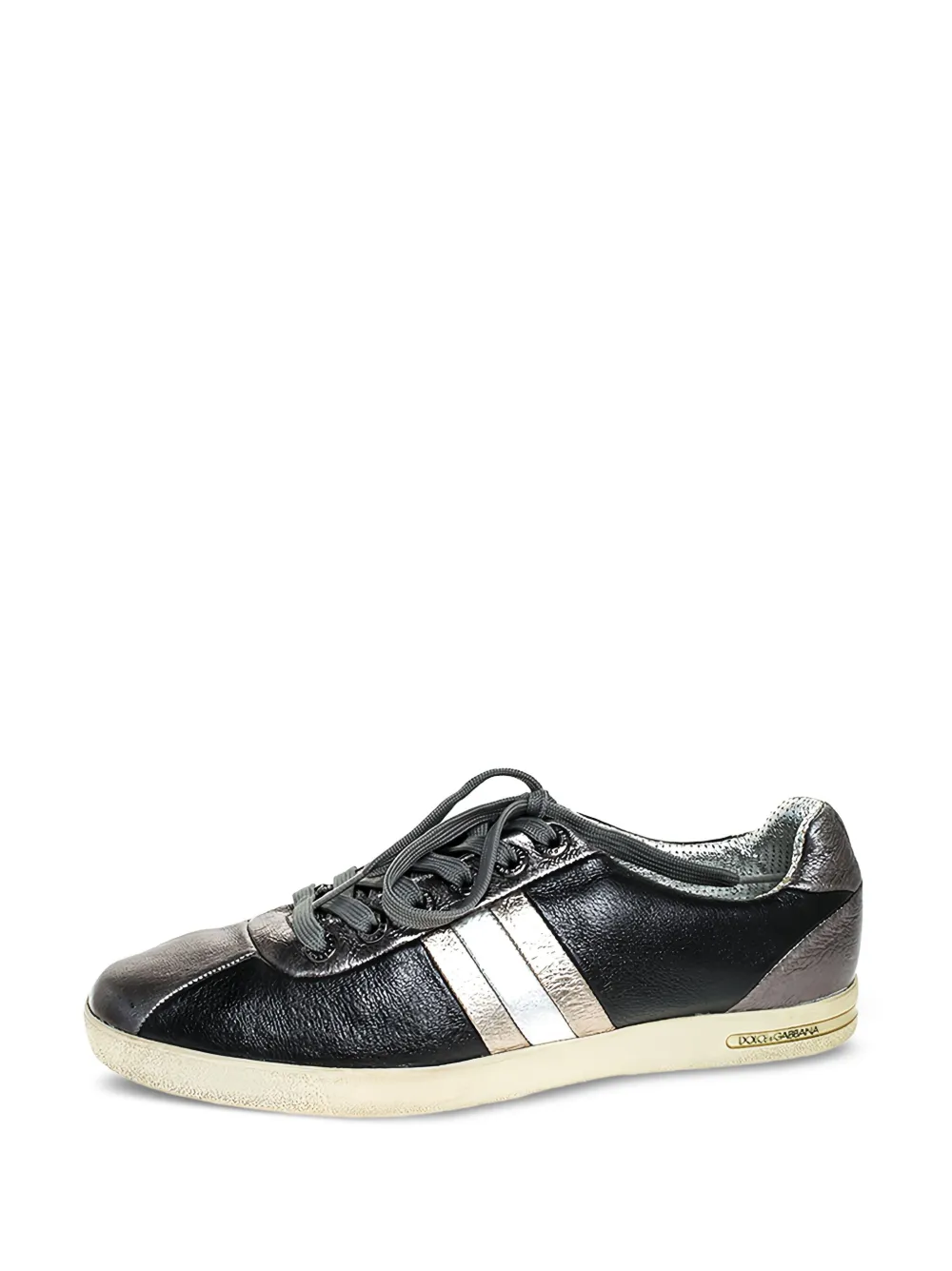 Dolce & Gabbana Pre-Owned baskets en cuir à rayures | Image 2