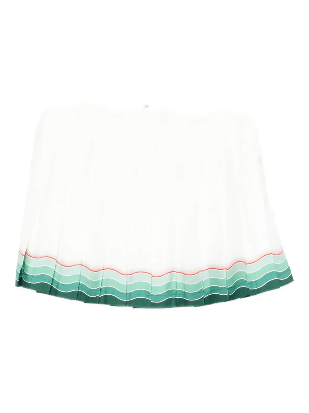 Casablanca pleated mini skirt - Bianco