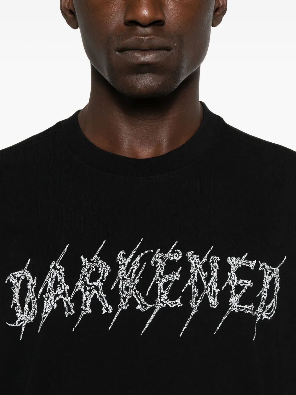 44 LABEL GROUP T-shirt met grafische print Zwart