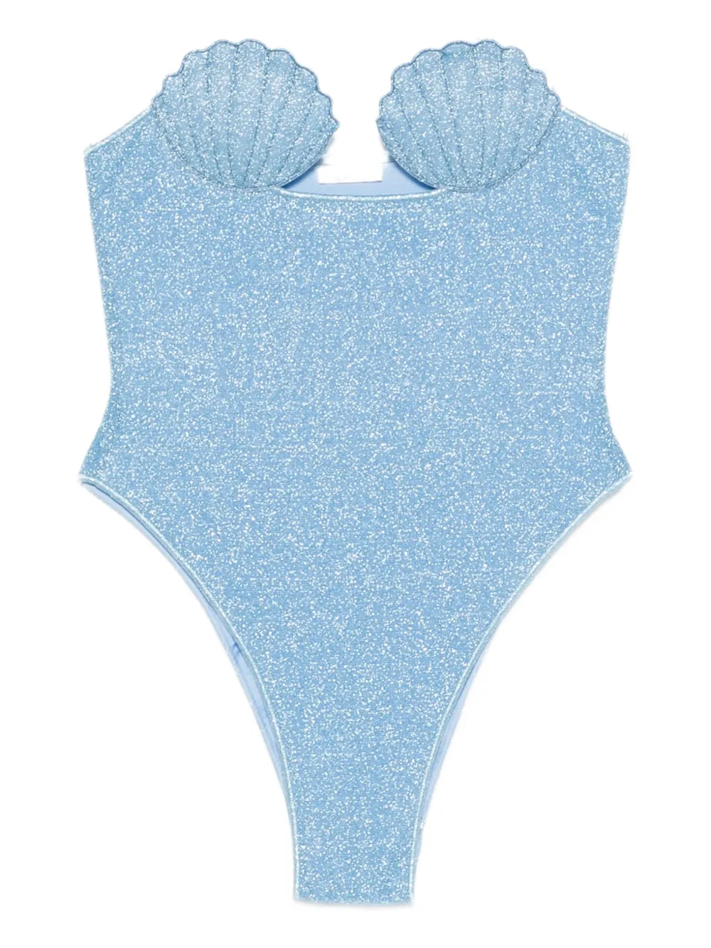 Oséree Lumière Shell swimsuit | Blue | Image 1