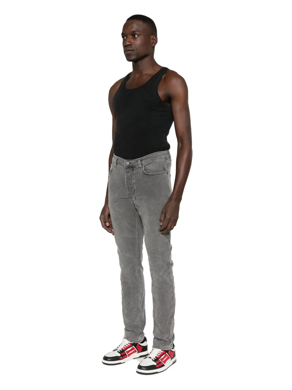 Ksubi Chitch Prodigy Washed Grey Jeans In Gray