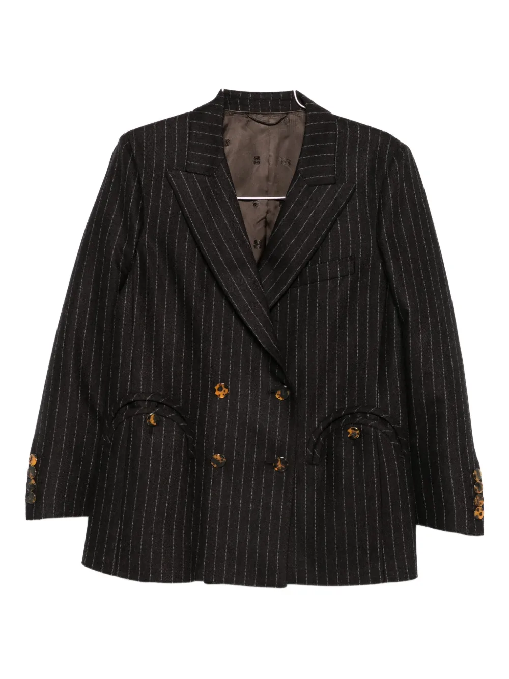 Blazé Milano pinstripe blazer - Marrone