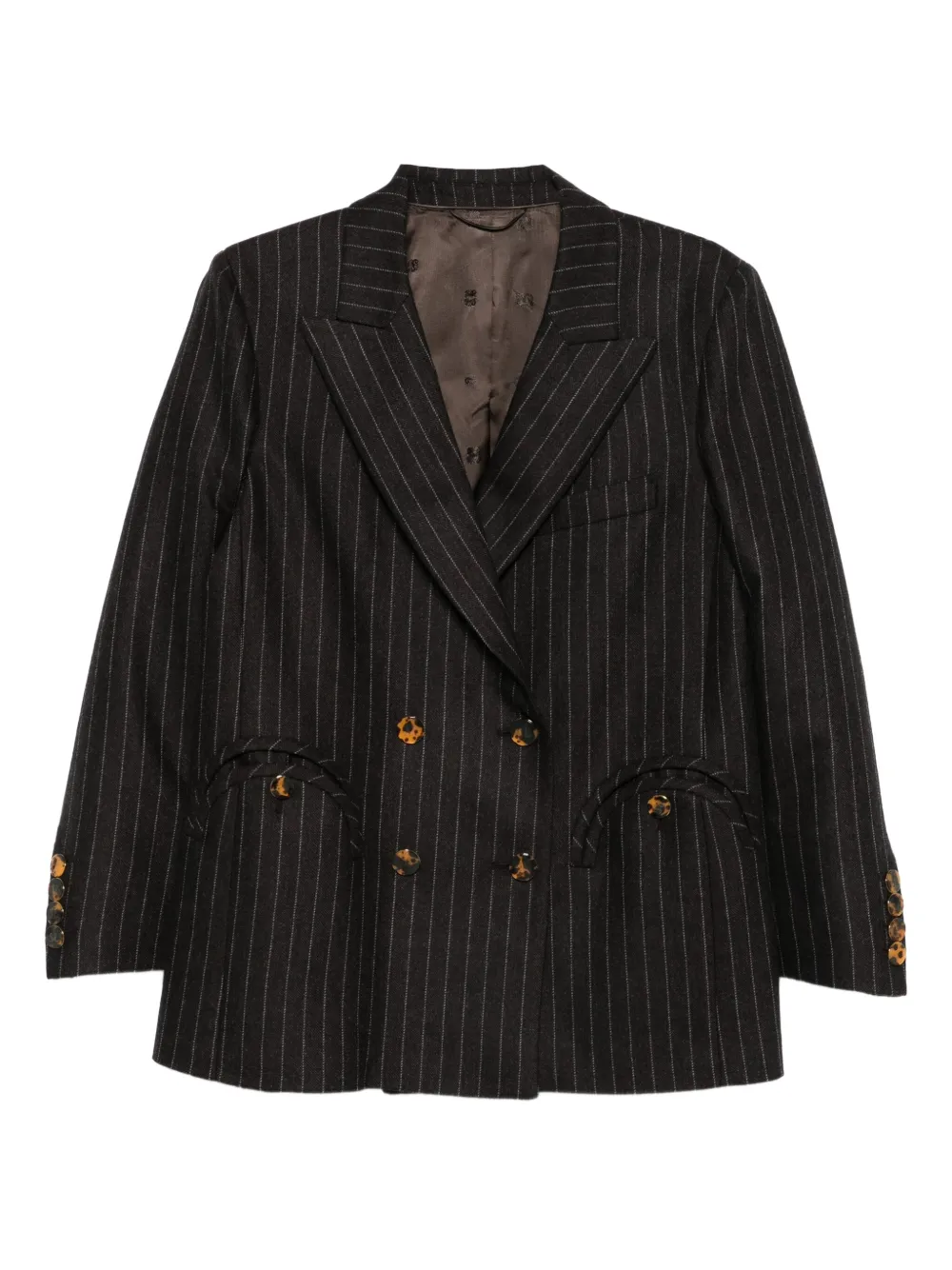 pinstripe blazer