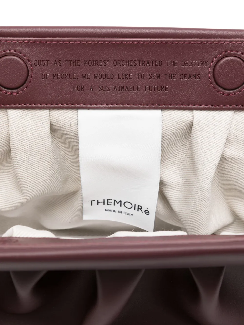 Themoirè Bios clutch Paars