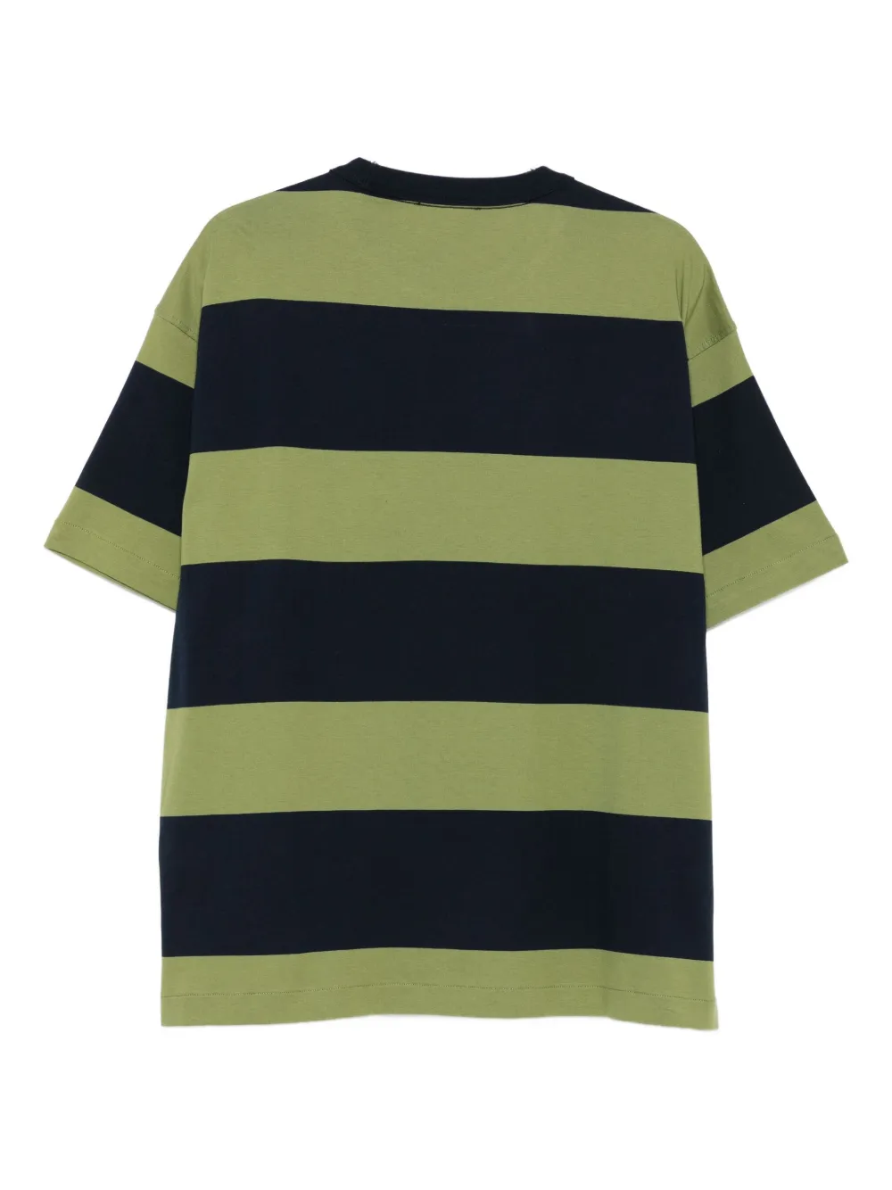 YMC striped short-sleeve T-shirt - Groen