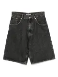 Sunflower stonewashed denim shorts - Black