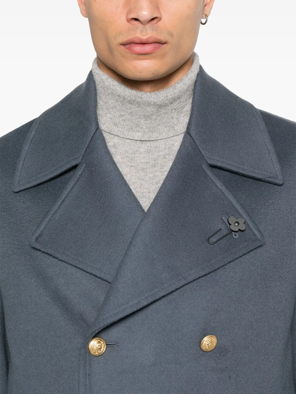 Lardini double-breasted blazer Grijs